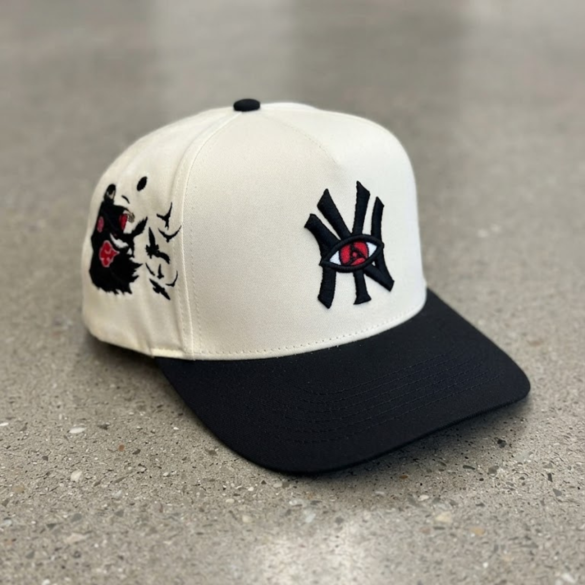 Crow ninja red eye Embroidered New York Streetwear Snapback Hat