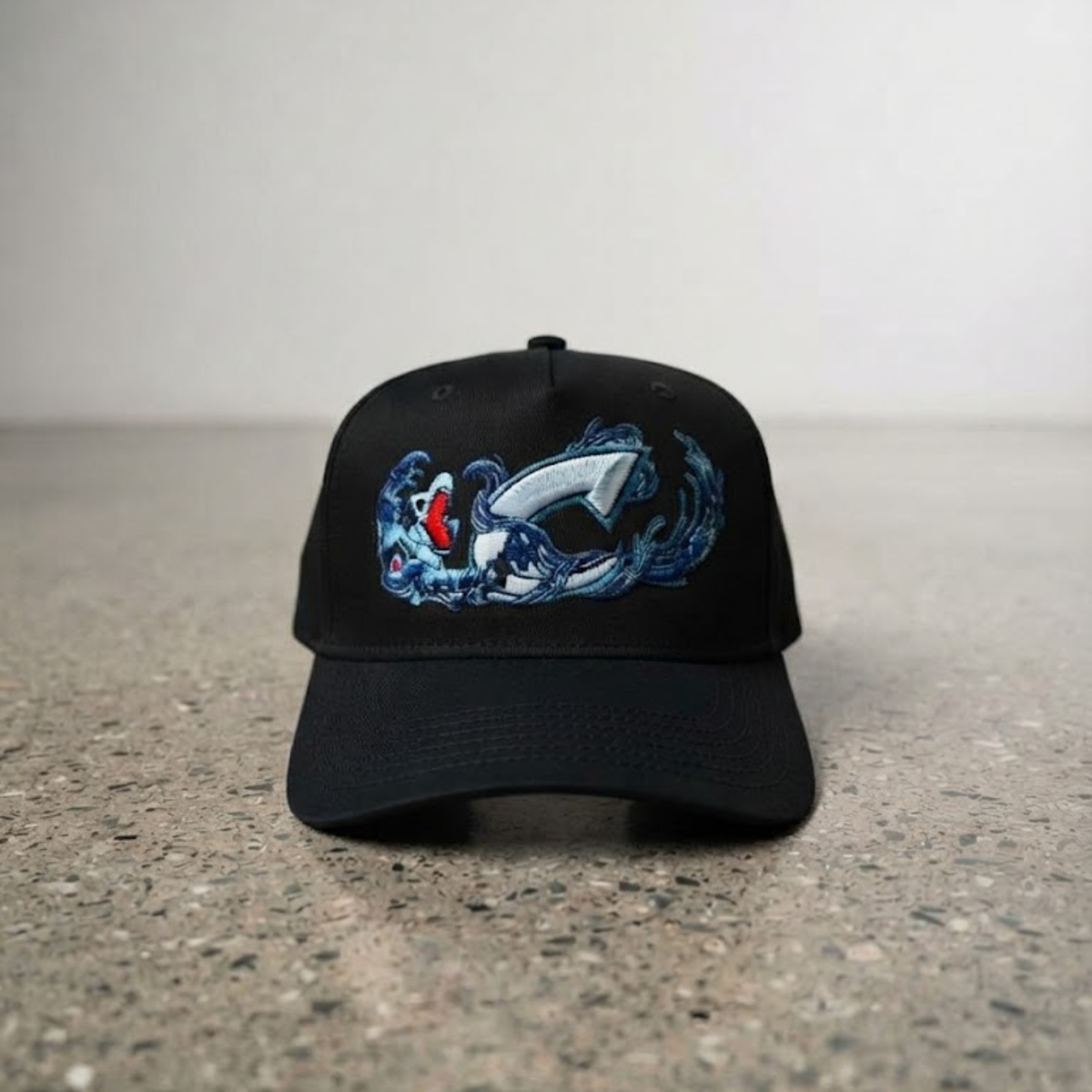 Water crocodile x c embroidery anime hat