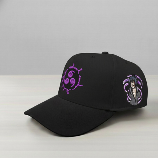 Anime Inspired Dark Ninja Embroidered Hat β susano Design
