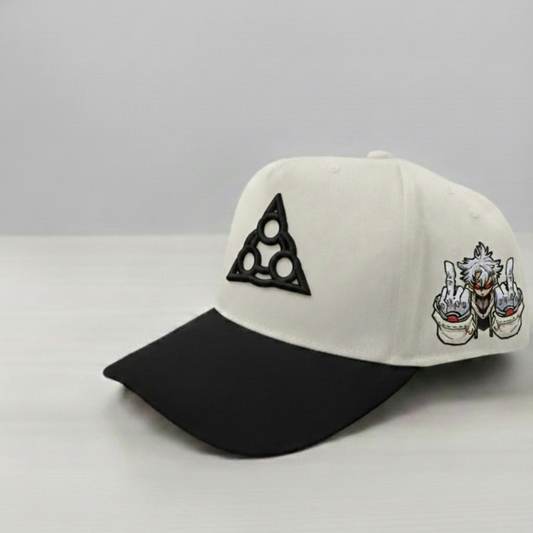 Anime-Inspired Reclaimed Street Fighter Embroidered Hat β Grit Art Style
