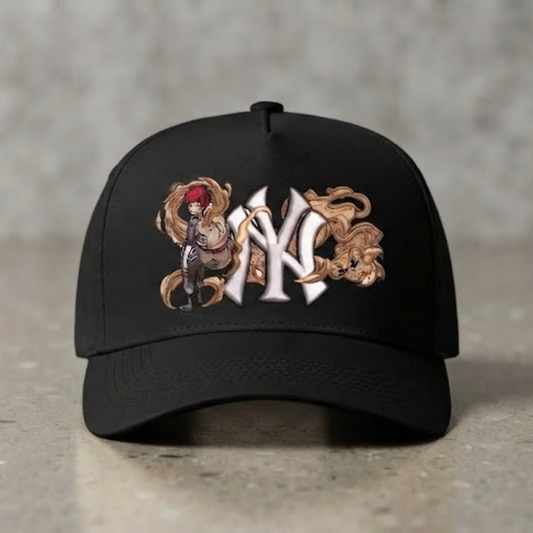Desert Ninja Inspired Embroidered NY Hat | Anime Streetwear Cap