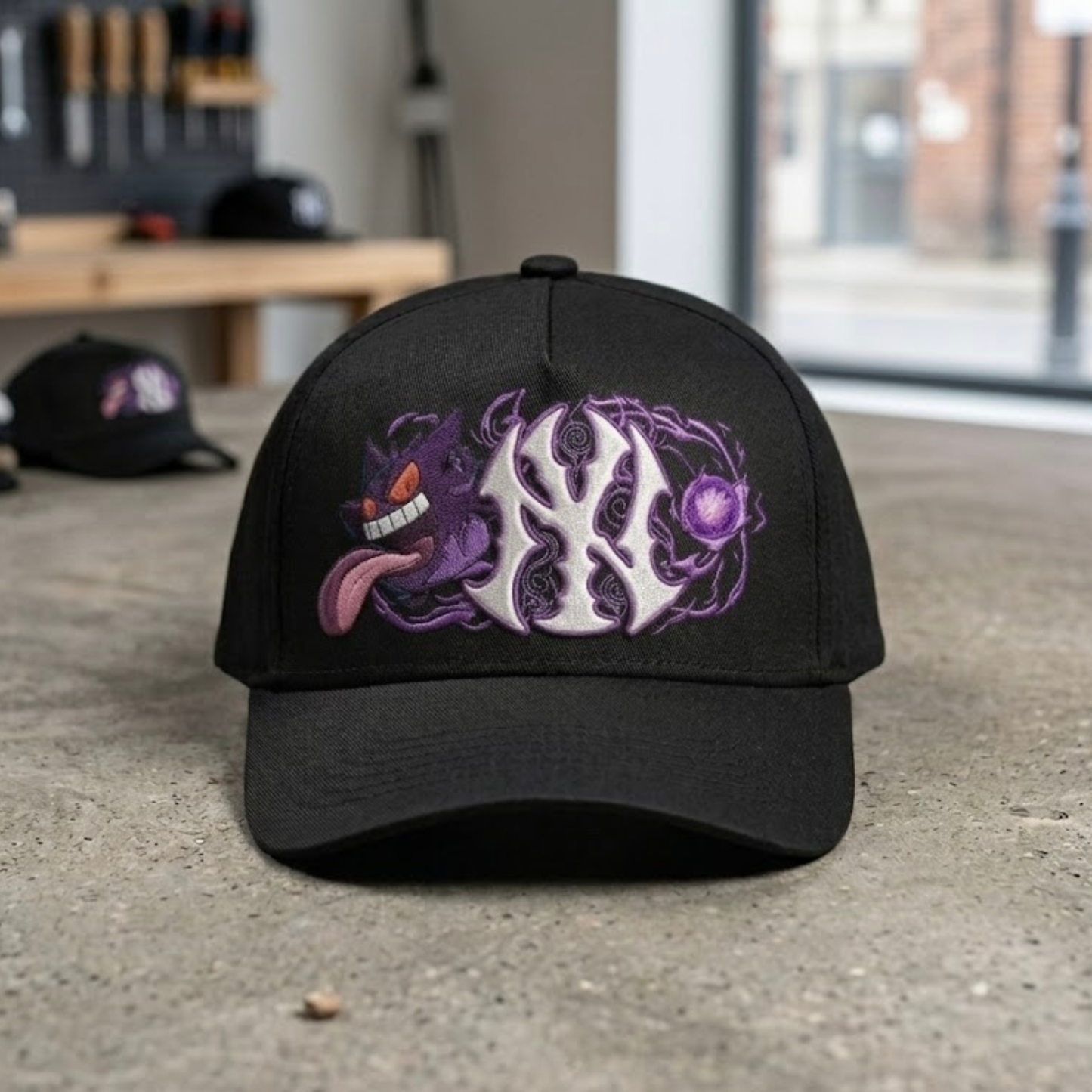 Shadow Monster Inspired NY Embroidered Hat | Anime Streetwear
