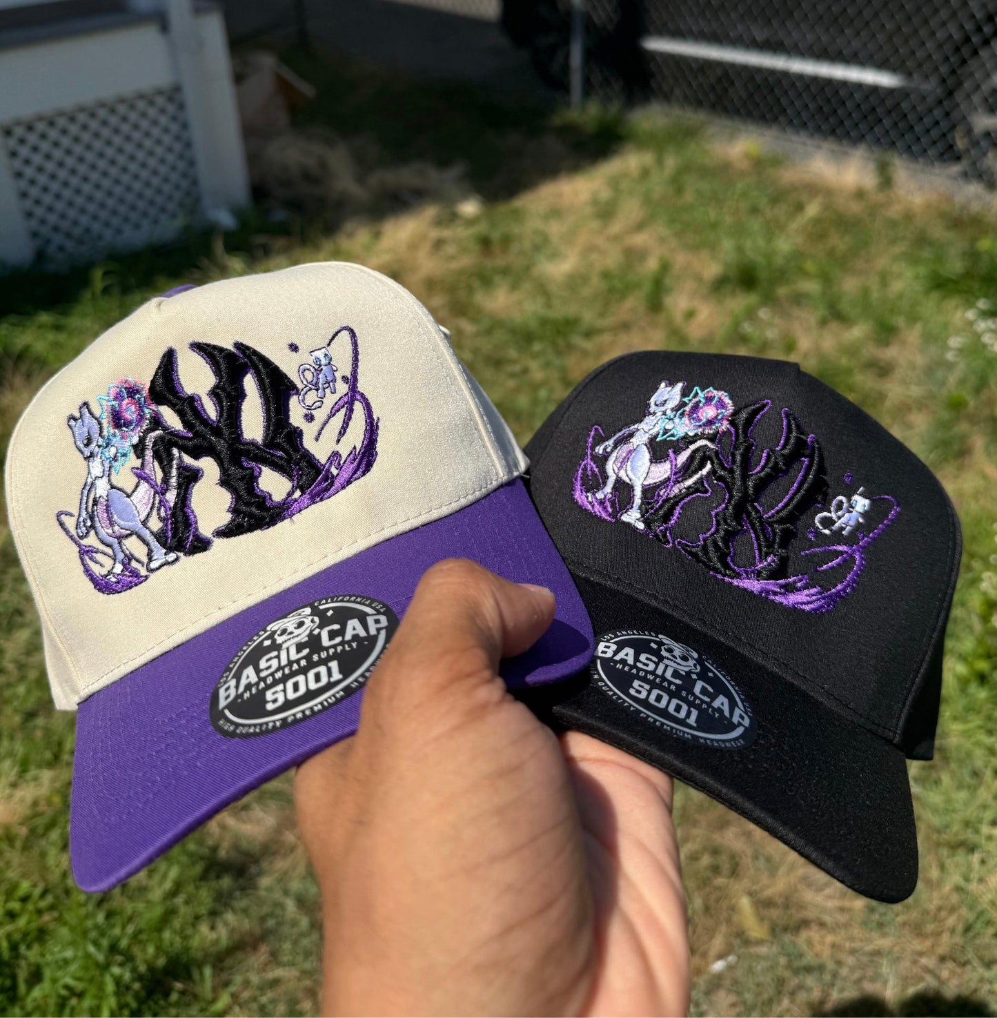 Psychic Monster Inspired Embroidered NY Hat | Anime Streetwear Cap
