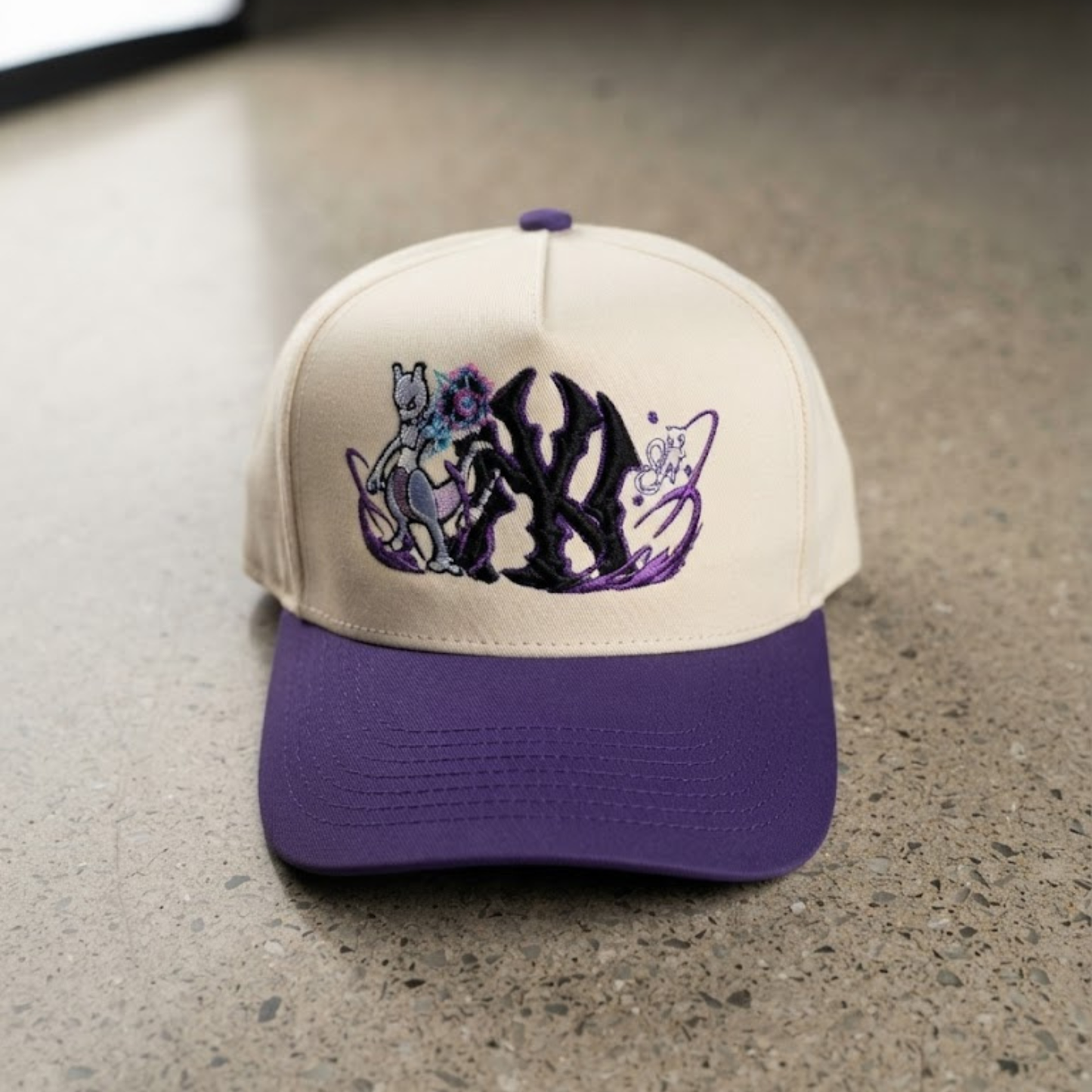 Psychic Monster Inspired Embroidered NY Hat | Anime Streetwear Cap