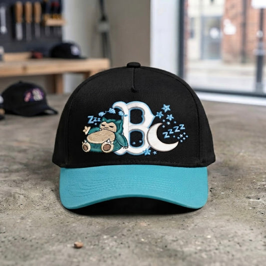 Sleeping Giant Inspired Embroidered B Hat Anime Streetwear Cap