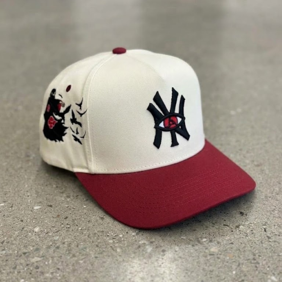 Crow ninja red eye Embroidered New York Streetwear Snapback Hat