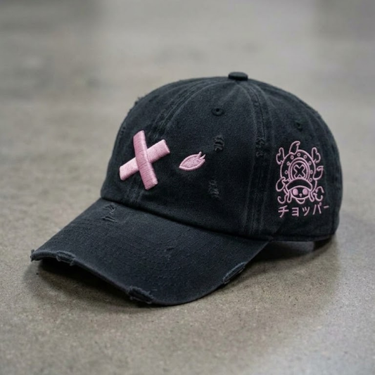 Tony tony dear x embroidery anime hat
