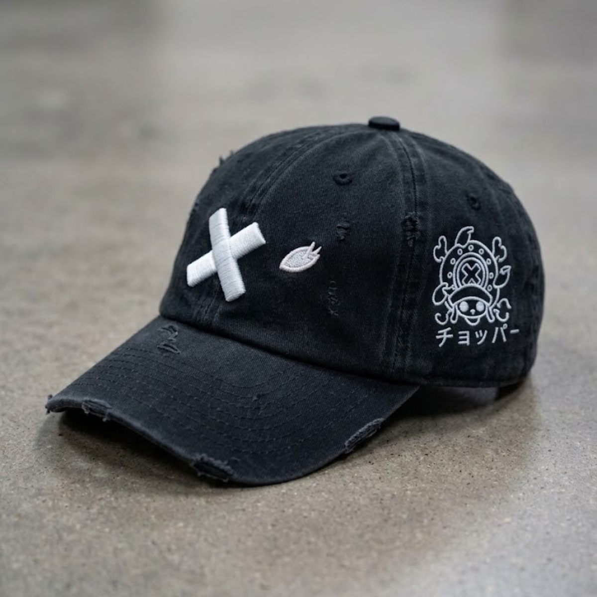 Tony tony dear x embroidery anime hat