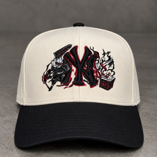 Black warrior not magic embroidery ny anime hat