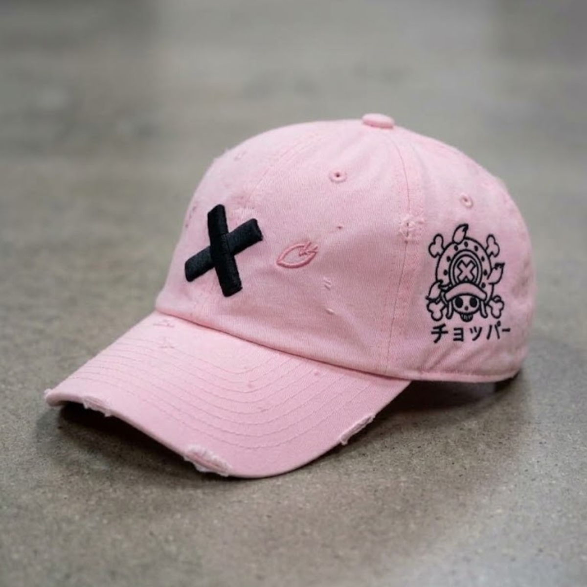 Tony tony dear x embroidery anime hat