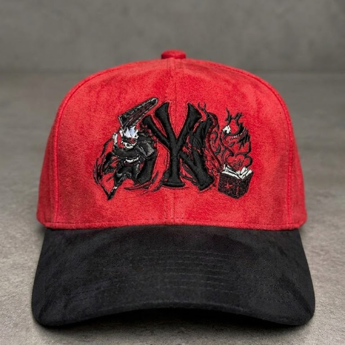 Black warrior not magic embroidery ny anime hat