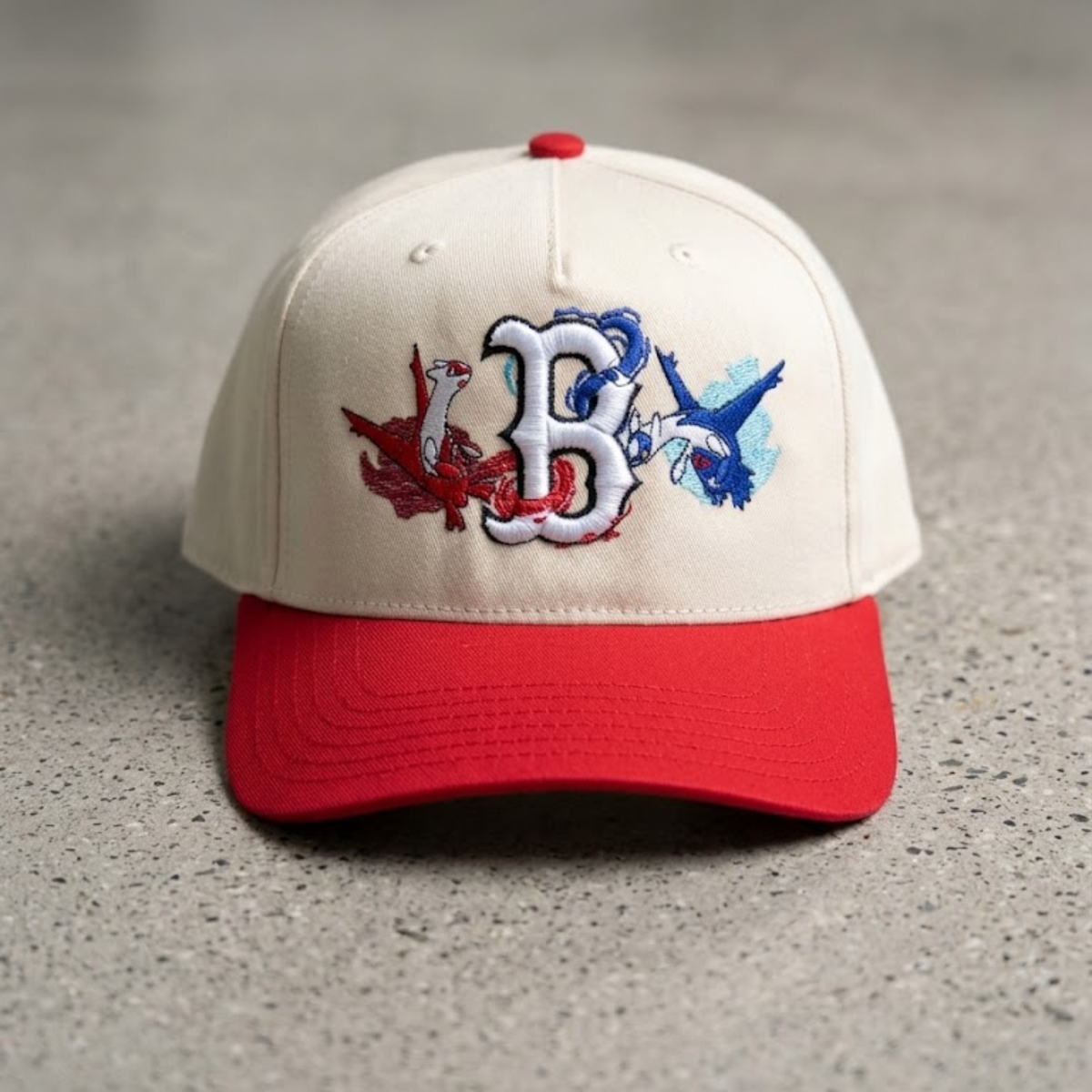 Twins birds red and blue SnapBack hat