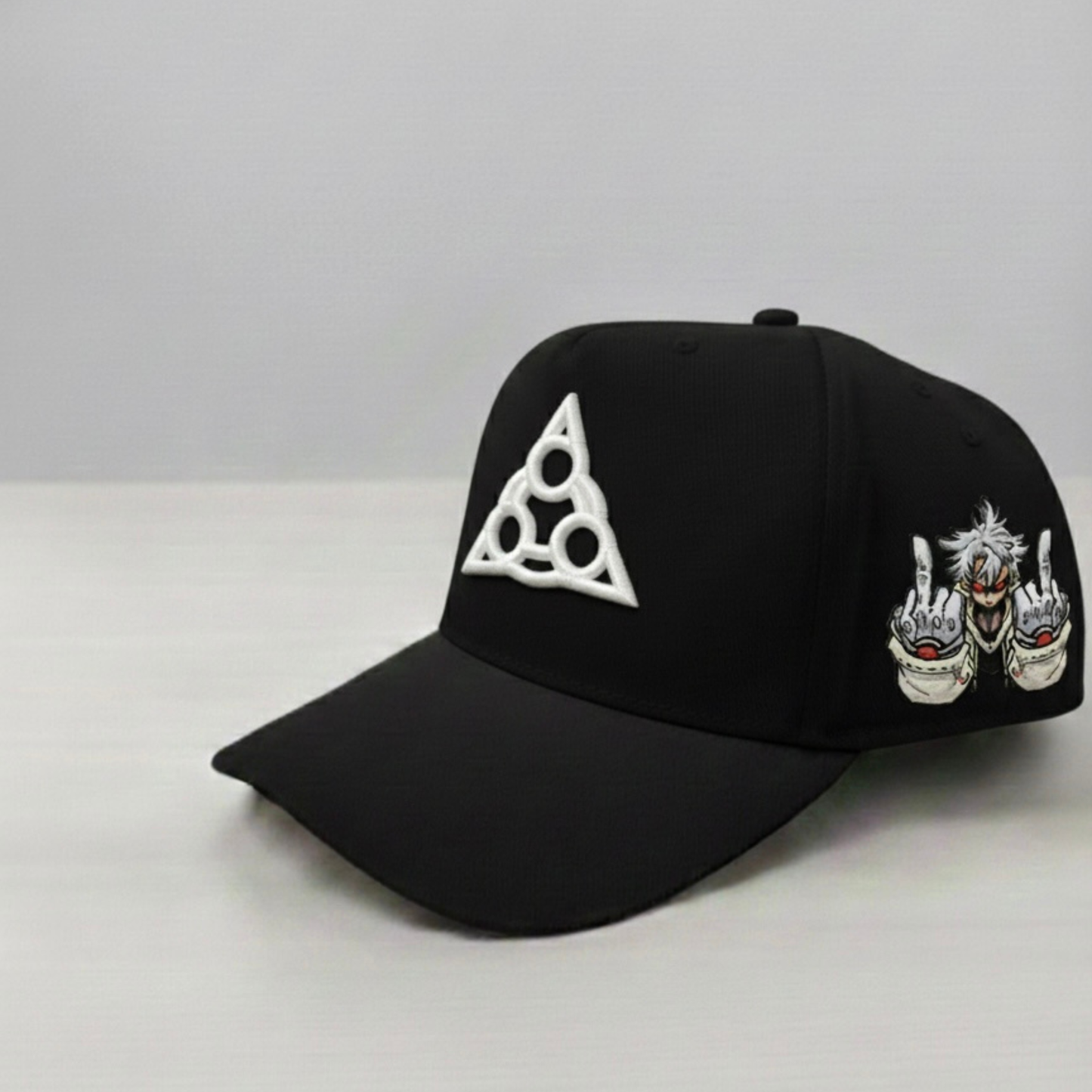 Anime-Inspired Reclaimed Street Fighter Embroidered Hat – Grit Art Style