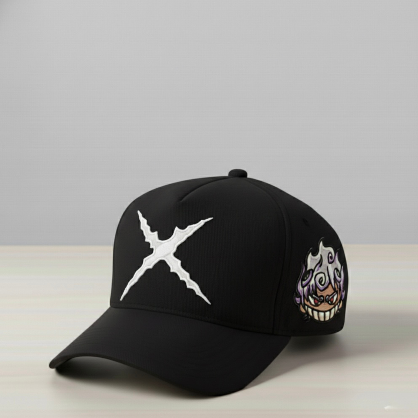 Anime-Inspired White Cloud Warrior Embroidered Hat – Awakening Style
