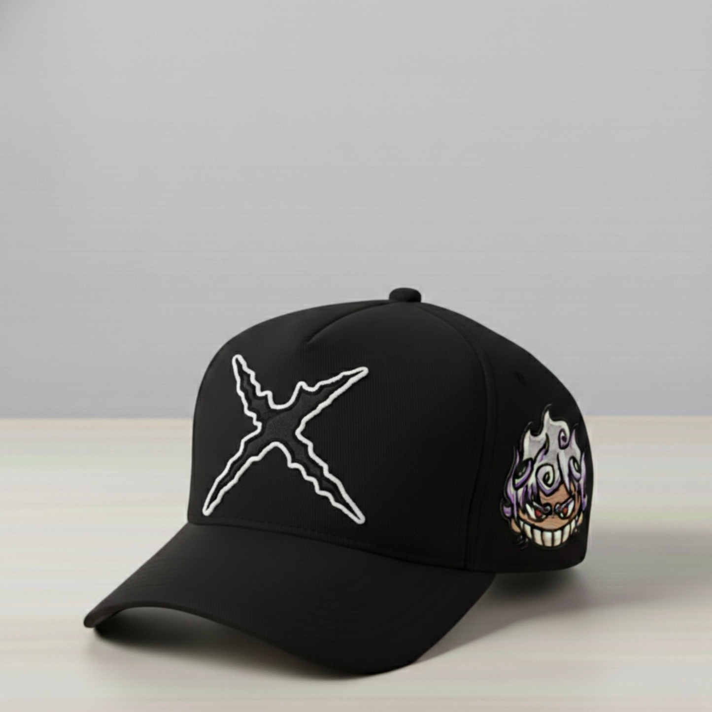 Anime-Inspired White Cloud Warrior Embroidered Hat – Awakening Style