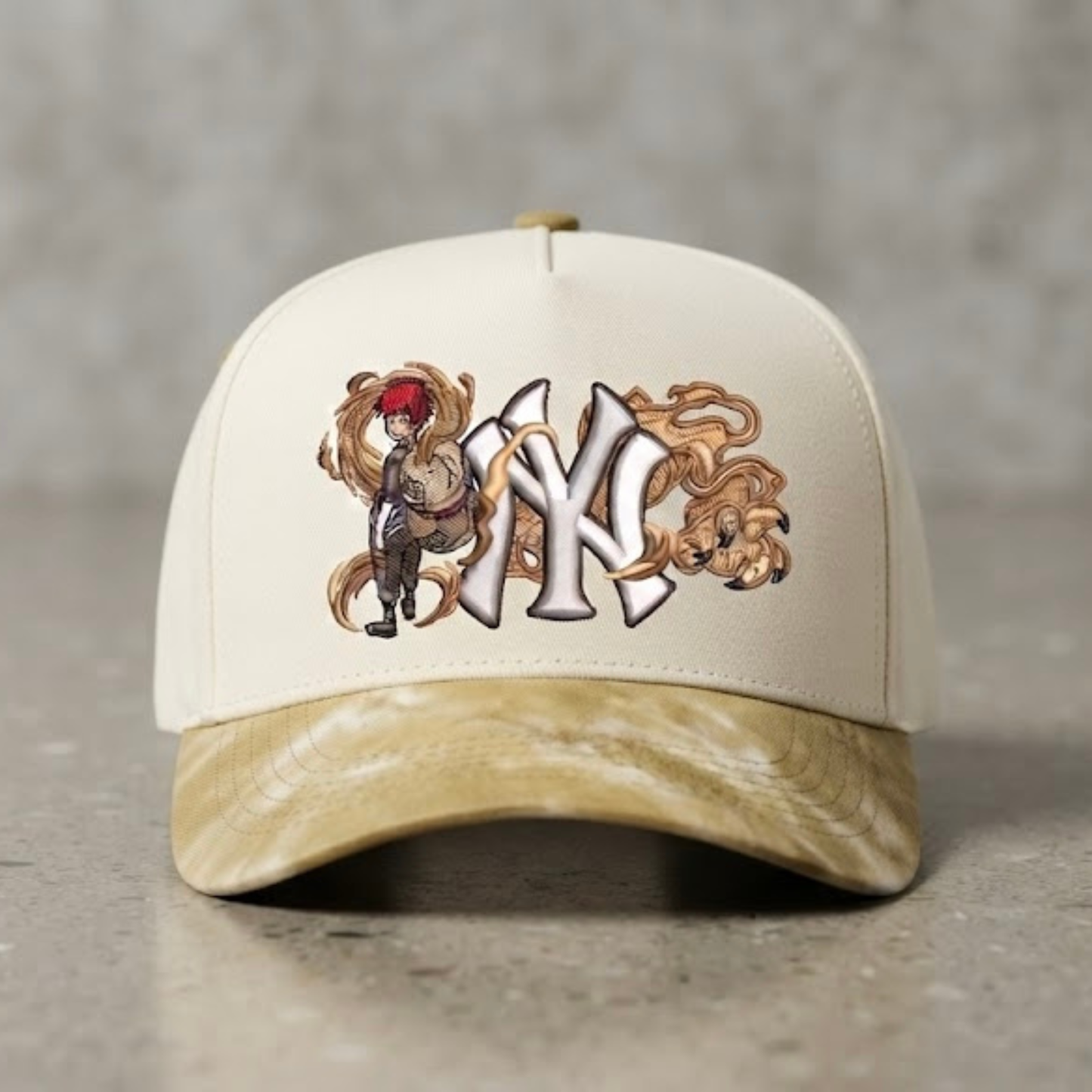 Desert Ninja Inspired Embroidered NY Hat | Anime Streetwear Cap