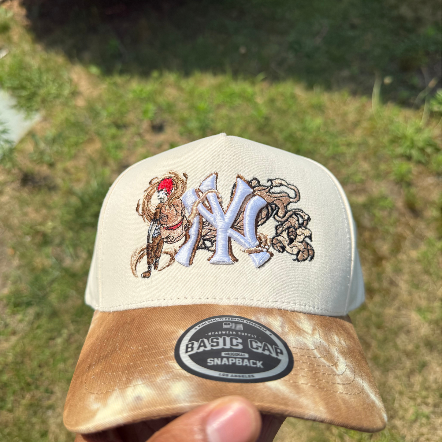 Desert Ninja Inspired Embroidered NY Hat | Anime Streetwear Cap