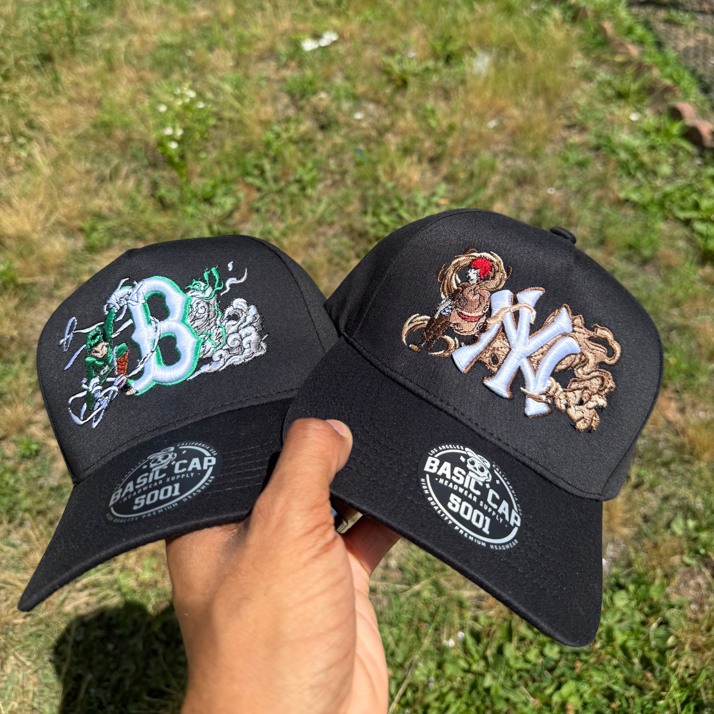 Desert Ninja Inspired Embroidered NY Hat | Anime Streetwear Cap