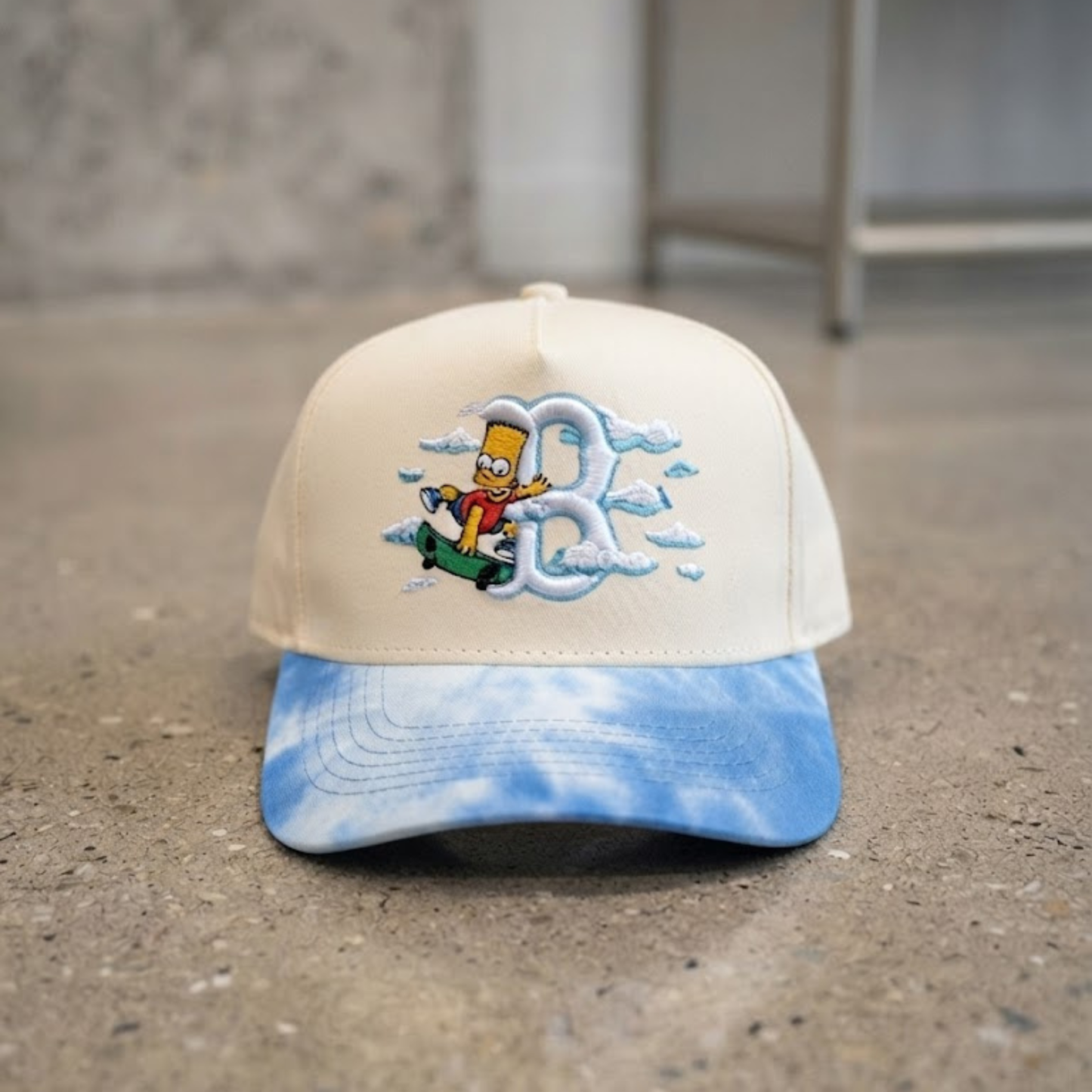 Yellow Cartoon Boy Inspired Embroidered Hat | Streetwear Cap
